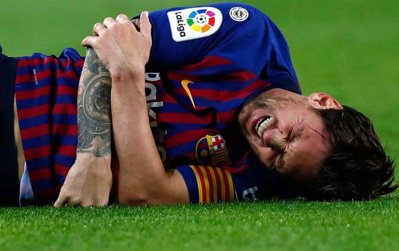 梅西骨折多少次