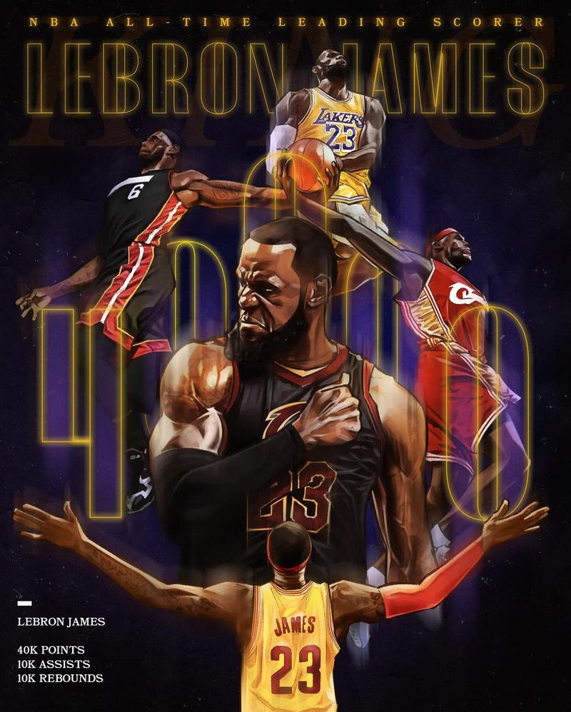 詹姆斯4次总冠军