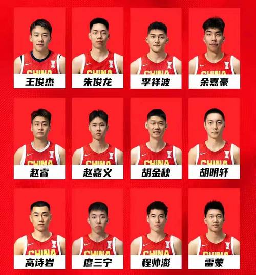 男篮世界杯中国球员名单公布