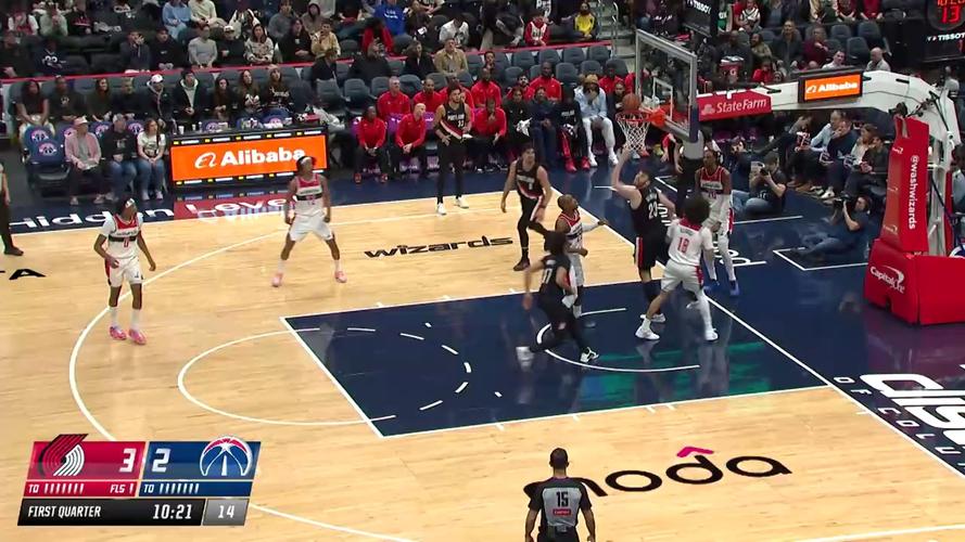 nba奇才vs开拓者常规赛2018回放