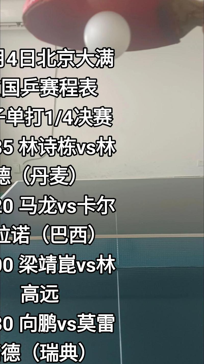 2021年奥运会乒乓球比赛结果