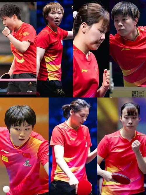 乒乓球女运动员名单