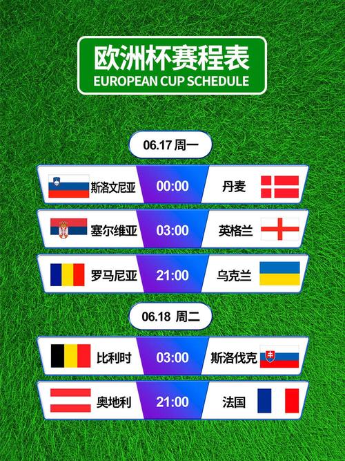 23号欧洲杯赛程，热血沸腾的足球之夜！
